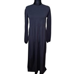 Tuckernuck Pomander Place Black Knit Maxi Dress